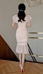 ▼SonYoonJoo▲190527图片_TN更新(浅幽雪樱紫藤芳薰油蜡鱼尾裙)_看图_孙允珠吧_百度贴吧