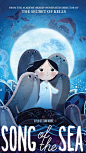 电影《Song of the sea》（海洋之歌）
上映时间：2014-12-19

导演: 汤姆·摩尔

故事背景设置在了现代社会，是有关于一个塞尔奇小精灵的民间传说，她是最后一个拥有着海豹外貌却能化为人形的生物，尝试着想要重新回到大海里——那是一个童话世界即将终结的时间点，所有只存在于民间传说中的生物全部在现代社会的影响下，愈加地堕落、腐败，他们根本就不想回去，可小精灵的歌声却是让他们回归的惟一办法。
与汤姆·摩尔的五年前的作品《凯尔经的秘密》风格相似，《海洋之歌》采用手绘，每帧画面美到流泪，将爱尔兰