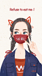  大家好我是插画师小美马，来分享一弹"战疫"系列头像插画——武汉加油之《全民战疫从我做起》。在这个特殊时期我们普通民众能做的的就是管好自己，在家宅住不给国家和医务人员添负担，全民战疫 从我做起。武汉加油，一起加油！