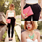 Romwe Top, Lookbook Store Pants, Lookbook Store Clutch, Lookbook Store Necklace