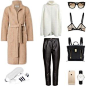 Black + white + camel: 