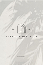 the front cover of a book with an image of a doorway and palm tree shadow
