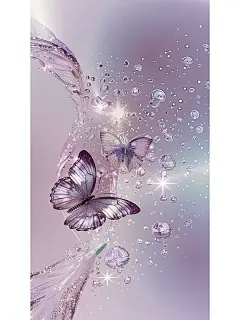 奢华之美！紫金蝴蝶壁纸，让你手机熠熠生辉 - 小红书