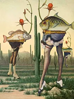 插画分享44｜东西怪奇大观园Julia Lillard