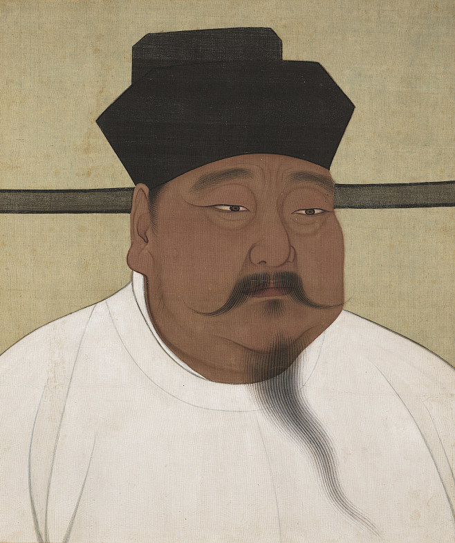 宋太祖，趙匡胤】畫像，軸。