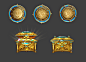 Some arts for game application : Design for game application "Puzzle Slot" (2013)