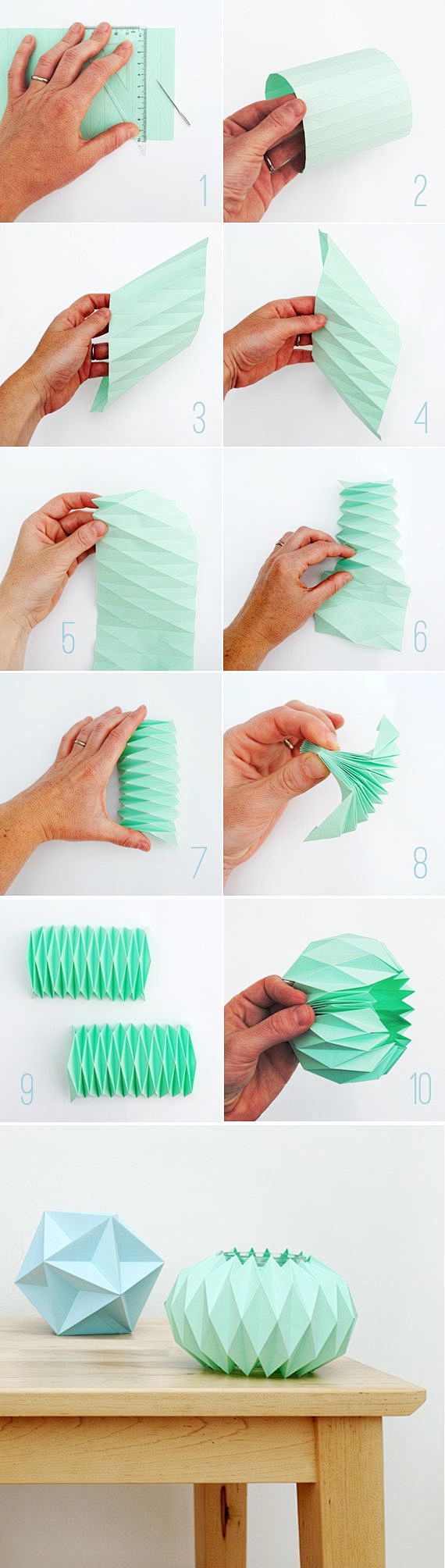 Accordion paper fold...