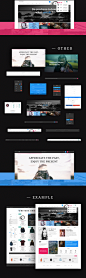 WRITER UI KIT : Writer is a blog & ecommerce UI Kit crafted in Photoshop. This kit includes 60+ UI components, and 500+ UI elements. It is well organized & easy to customize, this UI Kit is a must for your next basic project.