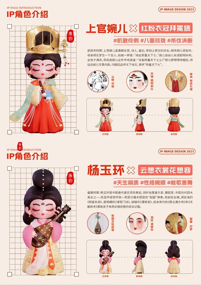 大唐女子IP形象设计 | 唐韵流转 - 小红书