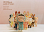 图片中可能有：上面的文字是“SOOYA's ART STUDIO Bisque Doll Sofubi Sofubi Toy Toy Handmade Goods”