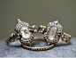 Diamond Arabesque rings by Cathy Waterman #珠宝首饰# #时尚复古# #水钻戒指# 予心木子 #复古#@北坤人素材