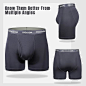 SOLOOM Men's Underwear Boxer Briefs, Soft Comfortable Moisture-Wicking Briefs, Close-fitting Cool Viscose Underwear, 2-Pack at Amazon Men’s Clothing store
