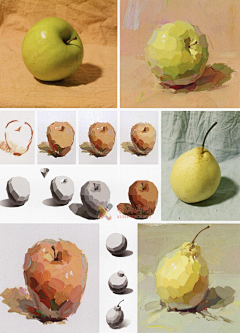 饭小小兽采集到素描水粉基础