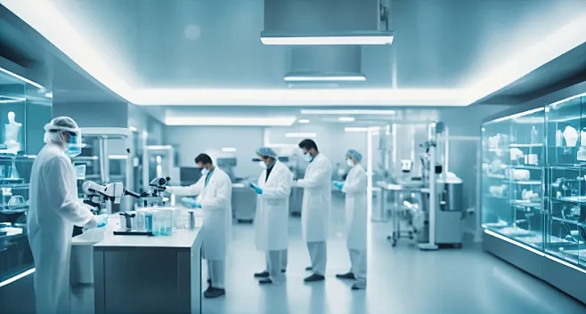 【AI数字艺术】现代化生物医药实验室内景图片下载-花瓣网