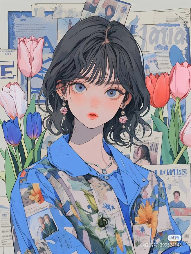 {AI系列}现代插画（角色）（卡通，写实...