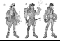 Character explorations for a cancelled project-Vol 1