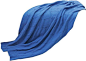 天蓝色针织搭毯子 样板房间装饰搭巾床尾登毯毛毯床旗-淘宝网