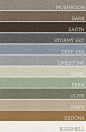 Take any set of 3 of these colors and each room would be amazing. A palette for the whole house