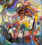 “现代抽象”康定斯基作品欣赏 - 康定斯基,康定斯基,抽象,文化艺术图集,西方画