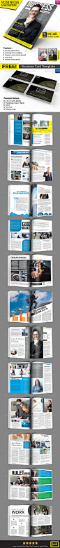 Business Magazine Template - GraphicRiver Item for Sale