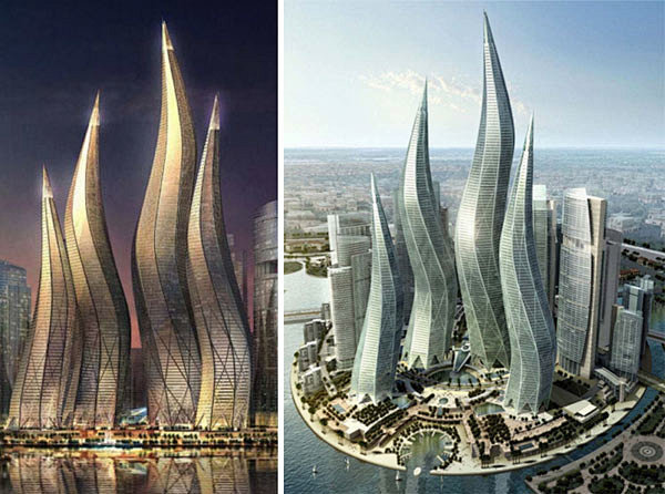 迪拜未来系建筑图赏 #采集大赛#