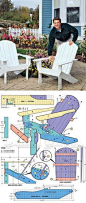 Traditional Adirondack Chair Plans - Outdoor Furniture Plans & Projects | WoodArchivist.com