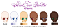 skin_tone_palettes_by_chaossoda-d3cm7ru