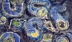 昆明艺术家苏四饲的蜡染设计《苗.生》 /// 新茶锋潮 ///