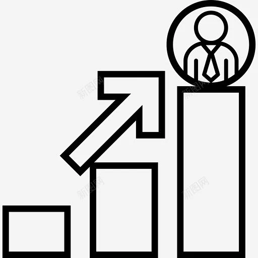 升职高管工作图标 页面网页 平面电商 创意素材-花瓣网