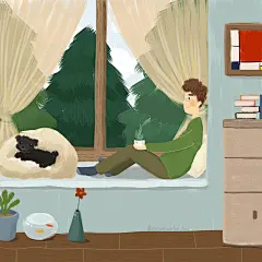 插画作品《New Life》作为日本作家松浦弥太郎作品《25岁，如何规划你的人生》封面出版。