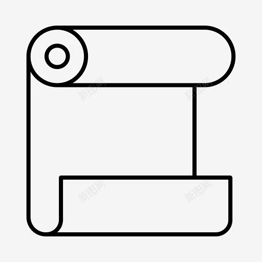 纸卷办公印刷图标 免费下载 页面网页 平面电商 创意素材图片_印刷图标图片素材-花瓣网