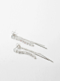 SIMPLE BAGUETTE DROP EARRING