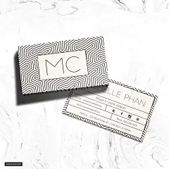 创意几何图形名片PSD设计模版 Geometric business card template 设计模板 