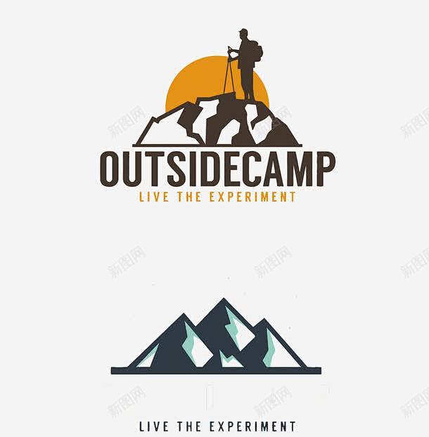登山爱好者图标 设计图片 免费下载 页面网页 平面电商 创意素材