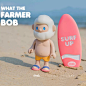 【Binky Lab】What the Farmer Bob 泰国展限定款黑皮大冲浪里BOB-淘宝网