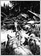 Bernie Wrightson ~ Stephen King’s “the Stand” Portfolio. This is part 1 of 2. ”