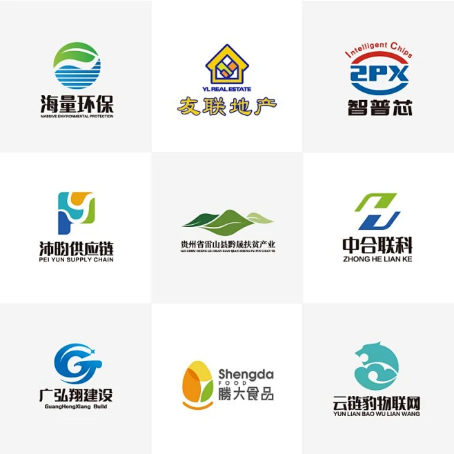 企业logo设计公司商标注册原创定制品牌标志卡通图标店标原创logo-淘宝网-花瓣网