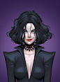 Stylized Cruella, Hai sheng : I really like the style design of Cruella, so I made a sculpture. 
Thank you Gretel lusky
https://www.artstation.com/gretlusky