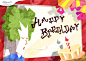 原创作品：So sweet插画贺图《菜菜，Happy Birthday！》2014菜菜生日#插画##设计#