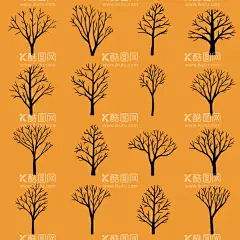 枯树枝  - 源文件下载【酷图网】枯树,枯树插画,枯木,枯木插画,枯树枝,树枝,树干,干枯树枝,