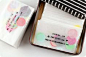 funfetti business cards. This would be a good card for a event planning business card