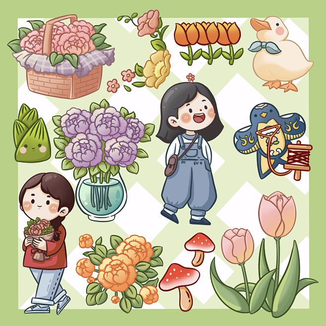 春天元素