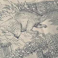 【手绘】因《拾荒者统治》爱上勾线+平涂风 - 小红书