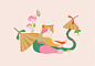 来自插画师Duu Nguyen色彩丰富的绘画作品