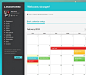 Lindworm Responsive Admin Template - Lindworm calendar