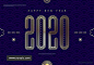 2020新年快乐创意艺术字PSD源文件13 电商淘宝 
