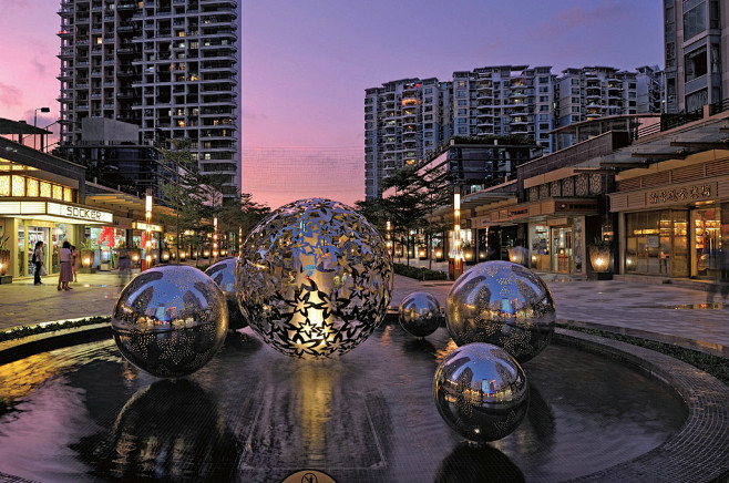 香蜜湖东亚国际风情街景观改造工程-东大景...