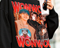 Seventeen Wonwoo Retro 90s Sweatshirt - Kpop Bootleg Hoodie - Seventeen Merch - Skz Hoodie - Seventeen Retro Hoodie - SKZ sweatshirt