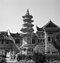 栖霞寺南唐舍利塔，江苏，1933～46年间摄。 ​ ​​​​