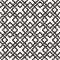 矢量无缝线模式。抽象背景与交织的方块。几何单色格子纹理。装饰性的网格。
